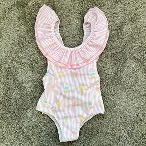 Gorgeous Ruffle Girl Swimsuit